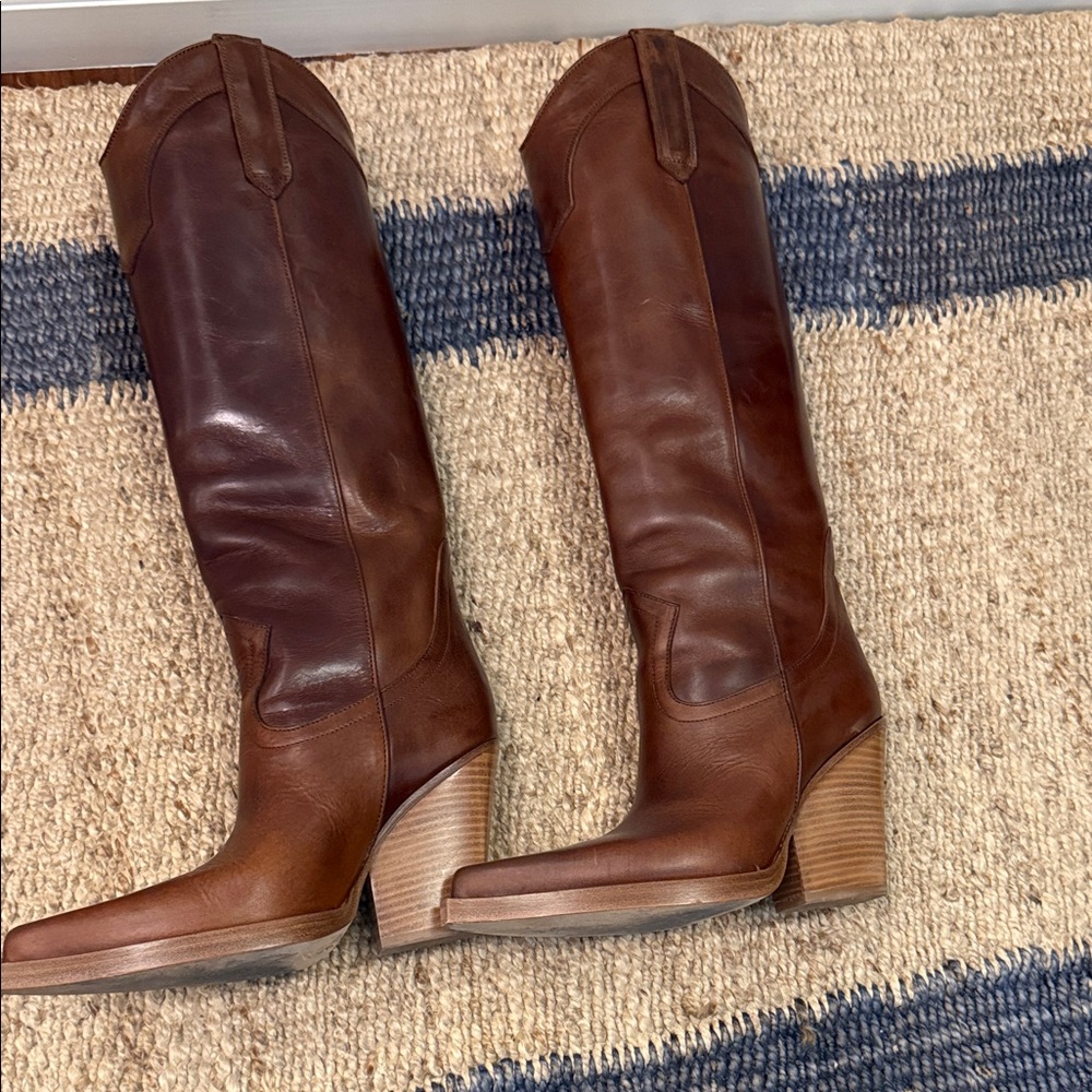 Paris Texas Brown Heeled Boots - Picture 5 of 5